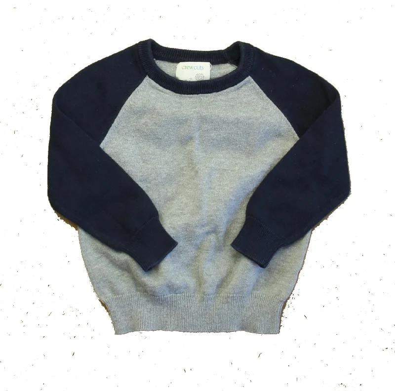 Versatile Men's Zip-Up SweatersCrewcuts Boys Gray | Navy Sweater