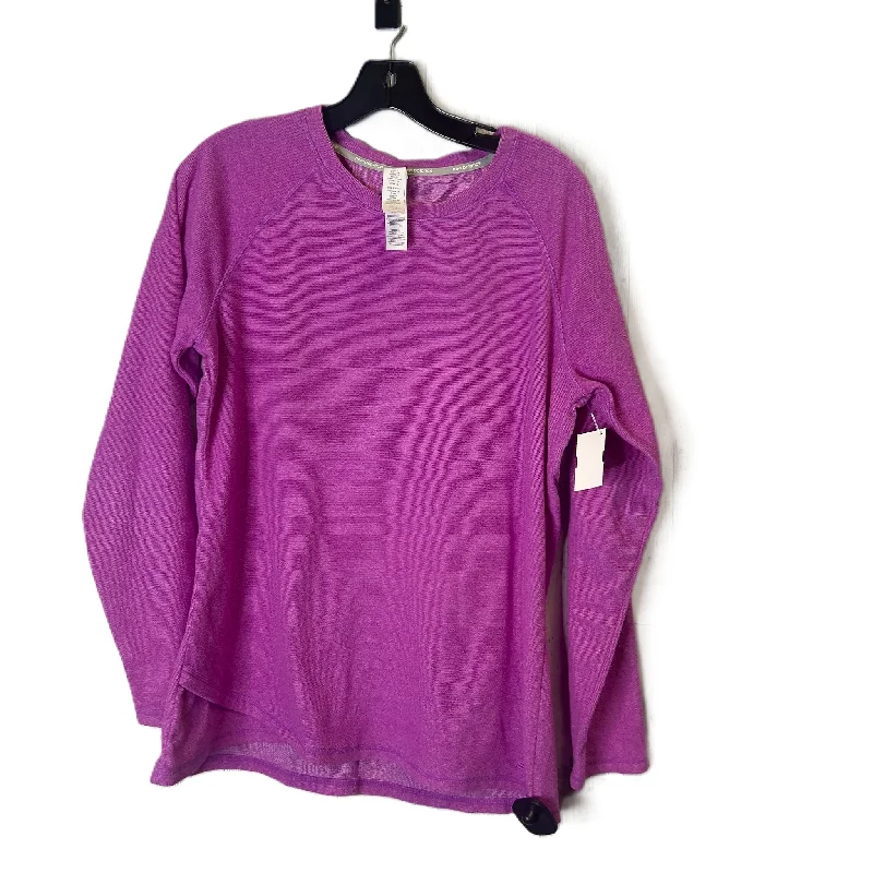 Durable Men's Canvas HoodiesAthletic Sweatshirt Collar By New Balance In Purple, Size: L Durable Men's Canvas HoodiesAthletic Sweatshirt Collar By New Balance In Purple, Size: L