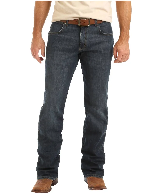 Cool Men's JeansRetro Relaxed Boot Cut Jean In Dark Wash