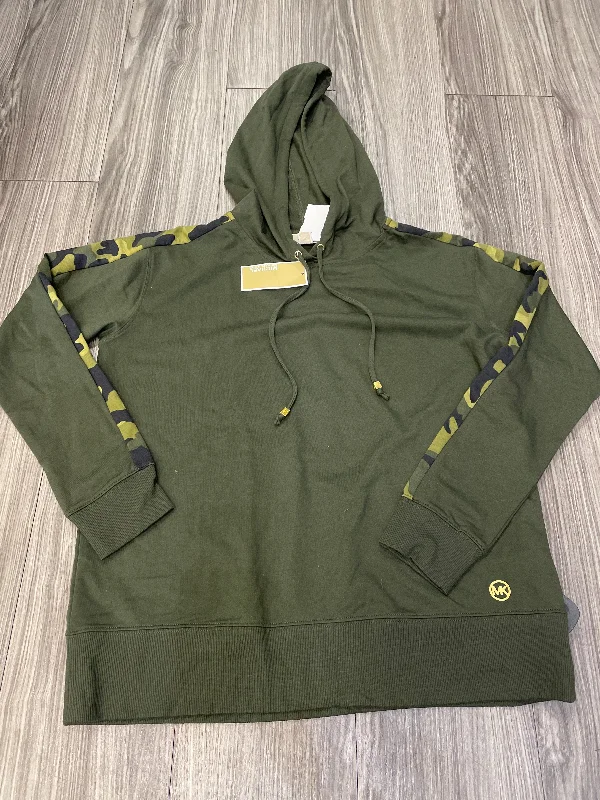 Men's Hoodies with Sublimated GraphicsSweatshirt Hoodie By Michael Kors In Green, Size: M Men's Hoodies with Sublimated GraphicsSweatshirt Hoodie By Michael Kors In Green, Size: M