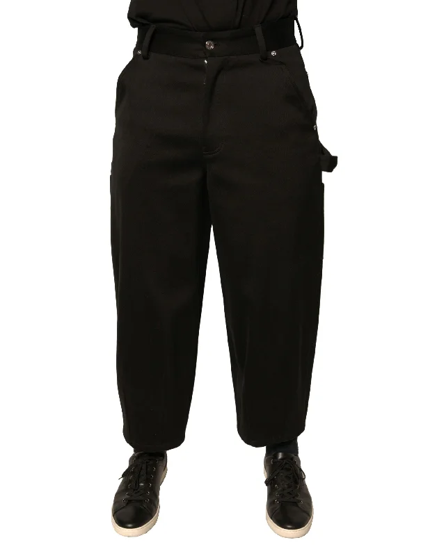 Classic Blue Men's JeansDolce & Gabbana Cotton Mid Waist Cropped Men's Pants
