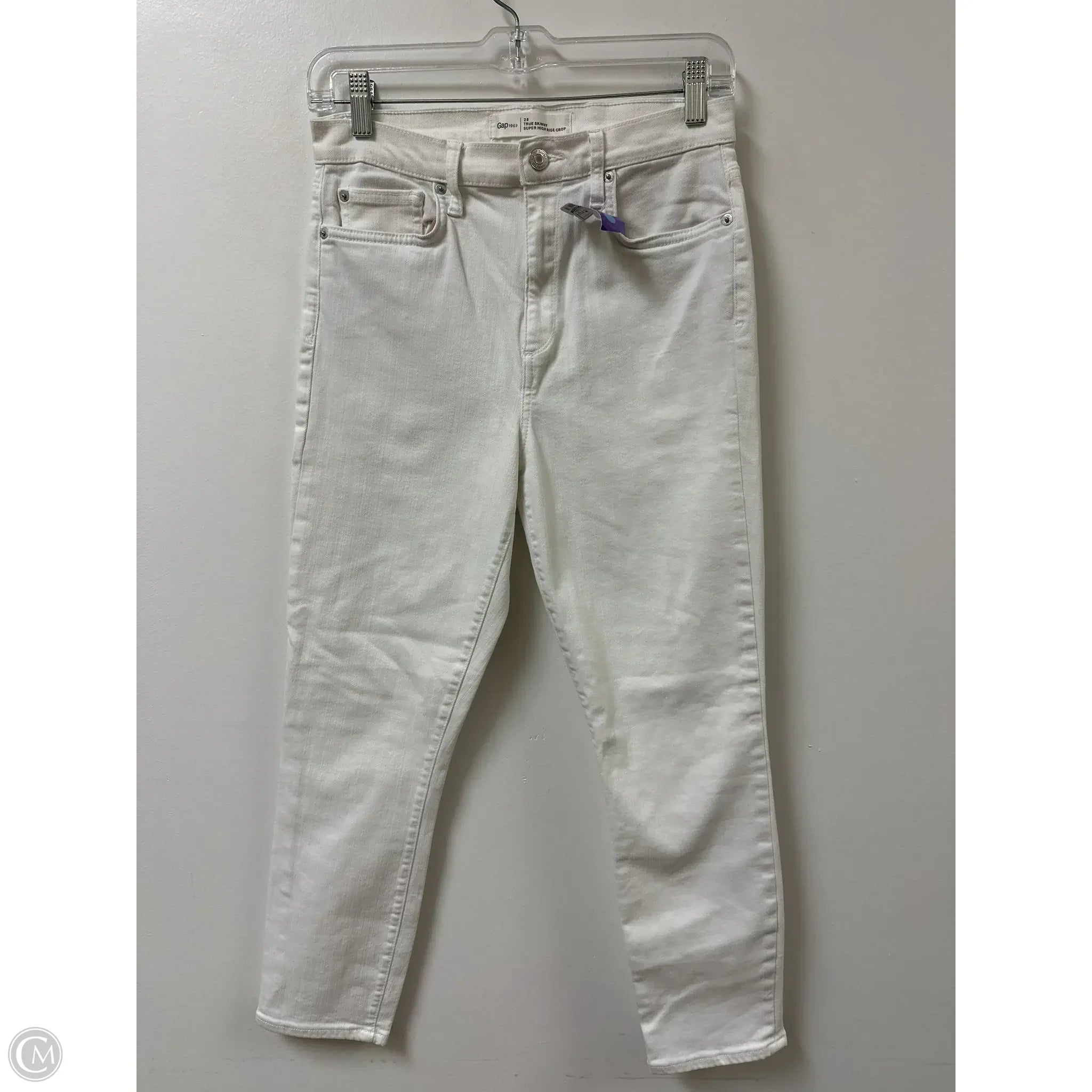 Men's Tapered JeansJeans Skinny By Gap In White Denim, Size: 6