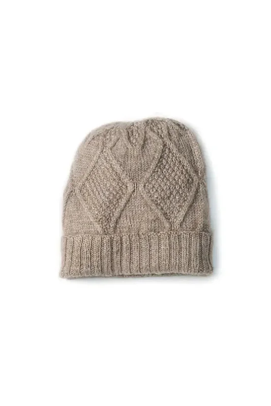 Elegant Derby CapsMena Hat Qiviuk, Merino and Silk