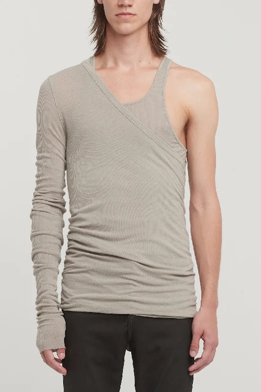 Men's Coats for Cold WeatherRick Owens Ziggy Banana Tank in Pearl