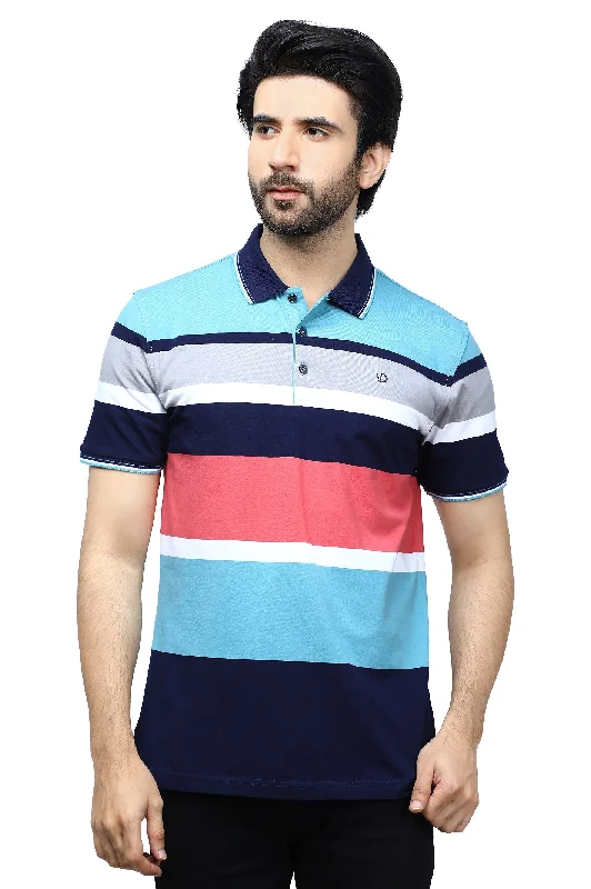Warm Men's Fleece-Lined TopsColor Block Polo Shirt