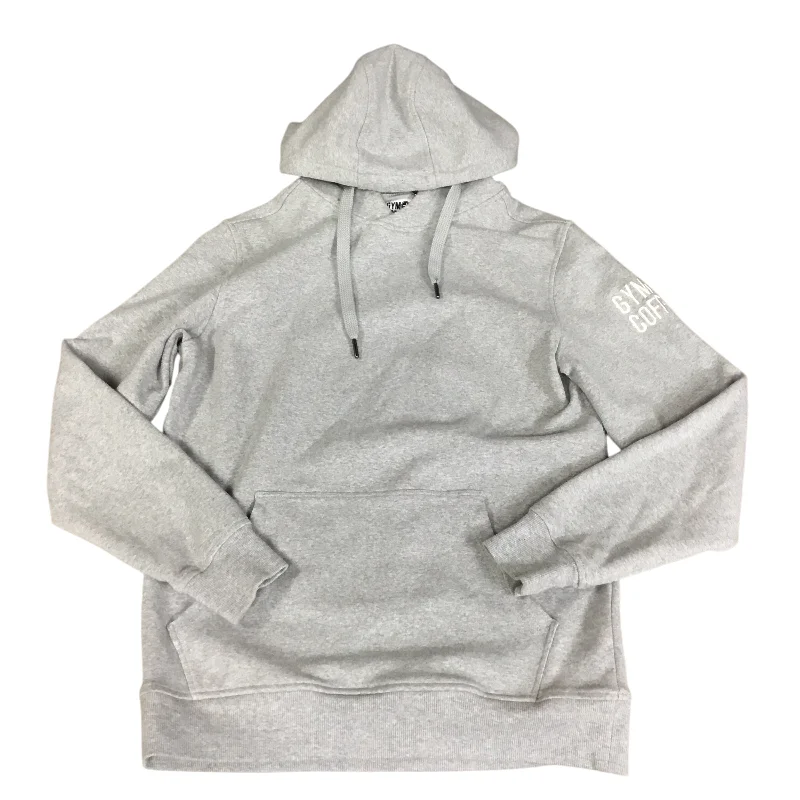 Men's Hoodies with Embroidered PatchesAthletic Sweatshirt Hoodie By Clothes Mentor In Grey, Size: S Men's Hoodies with Embroidered PatchesAthletic Sweatshirt Hoodie By Clothes Mentor In Grey, Size: S