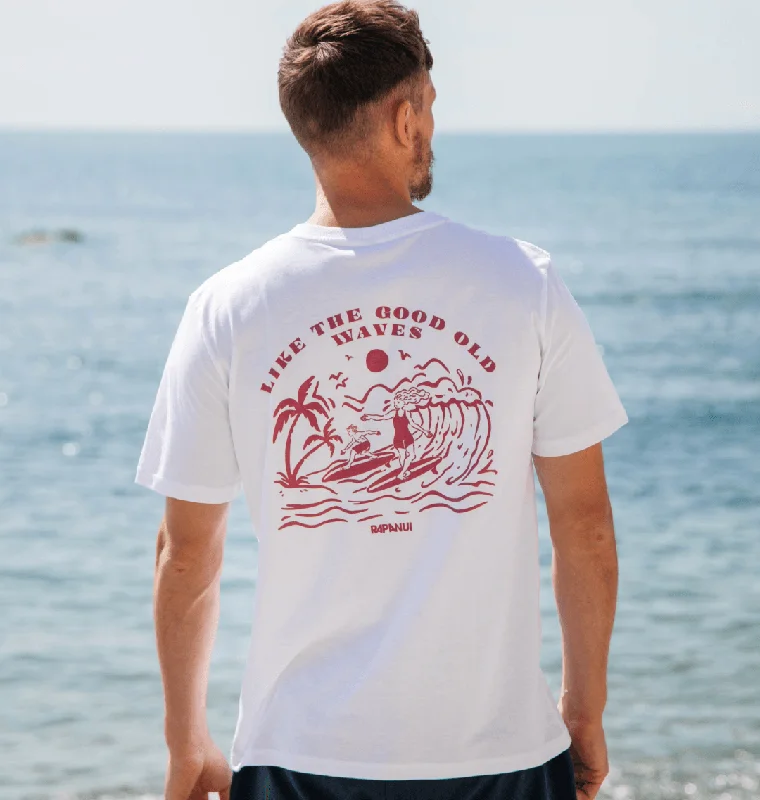 Men's Shirts with Patchwork PatternsSurf T-shirt