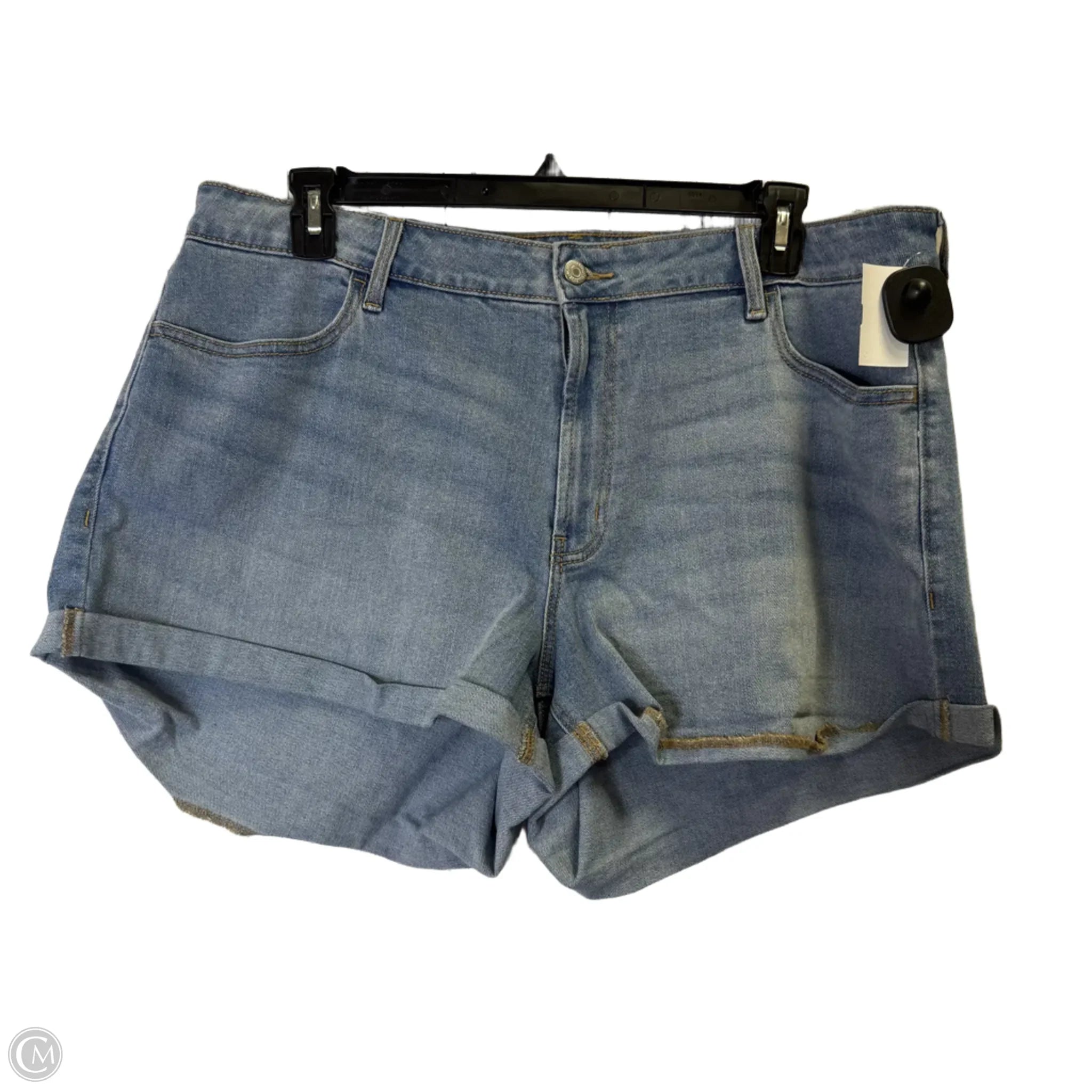 Chino-Style Men's Dress ShortsShorts By Old Navy In Blue Denim, Size: 20