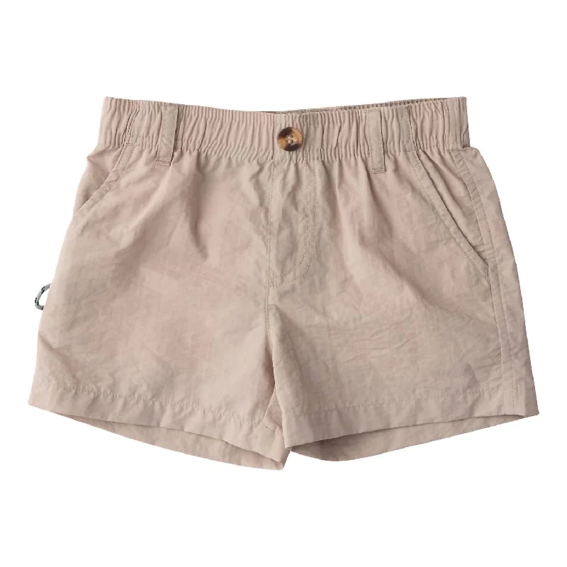Cotton-Blend Men's Casual ShortsBoy's Outrigger Performance Shorts In Beige