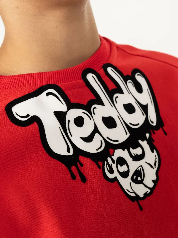 Stylish Men's Turtleneck SweatersGRAPHIC TEDDY FASHION SWEATSHIRT