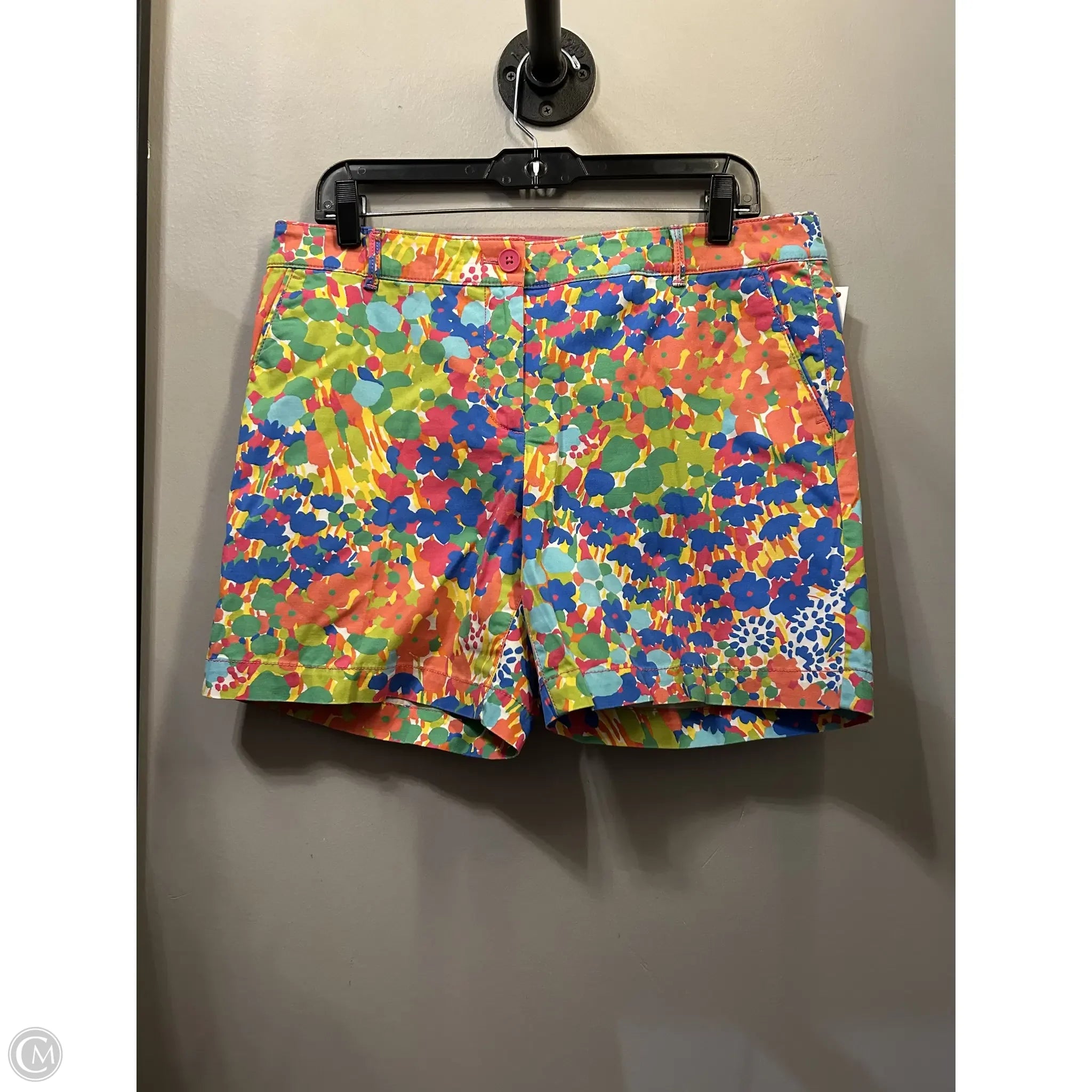 Men's Active Short Pants with PocketsShorts By Talbots In Blue & Pink, Size: 10p