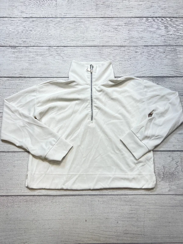 Men's Hoodies for SpringAthletic Sweatshirt Collar By Athleta In White, Size: S