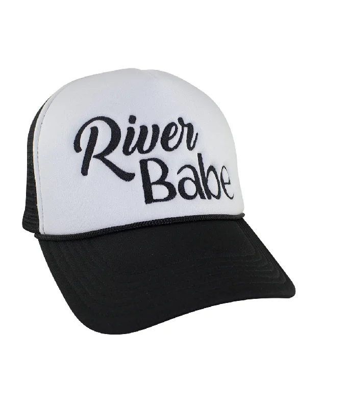 Patterned Beanie Caps"River Babe" Foam Trucker Cap
