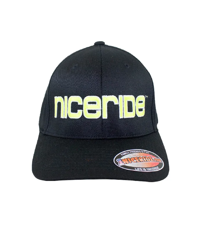 Relaxed Fisherman Hats"Bold Tower" Black Classic Flexfit Hat
