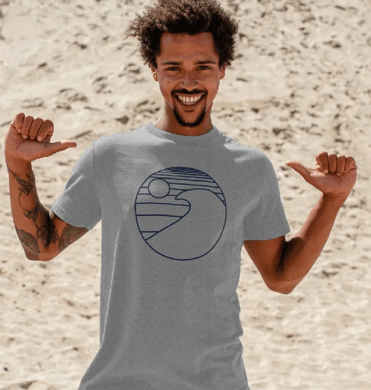 Men's Shirts with Floral PrintsSurfing T-shirt