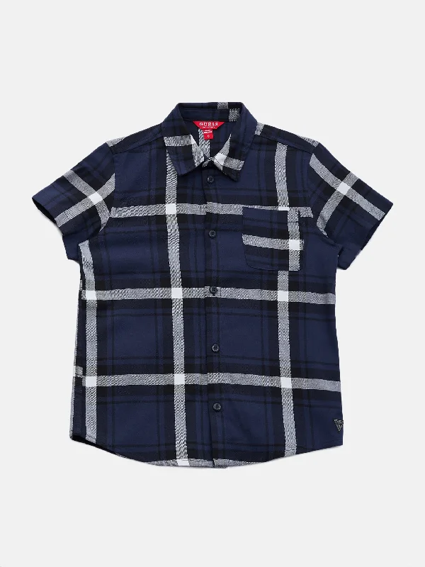 Men's Long-Sleeve Shirts for Year-Round WearHertz Plaid Shirt (7-16)