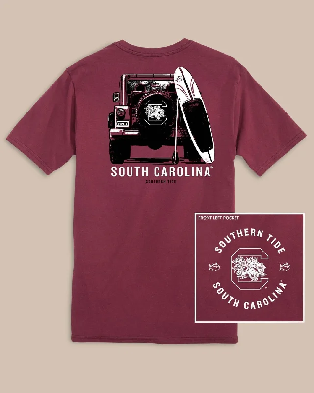 Men's Shirts with Floral PrintsUSC Gamecocks Road Trip Short Sleeve T-Shirt