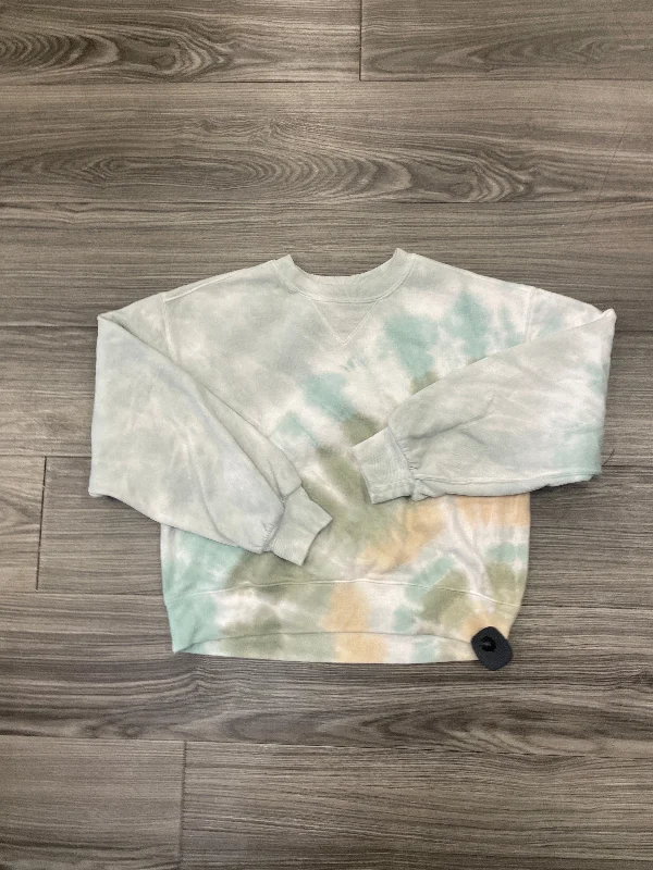 Men's Hoodies for Everyday WearSweatshirt Collar By Abercrombie And Fitch In Tie Dye Print, Size: Xs Men's Hoodies for Everyday WearSweatshirt Collar By Abercrombie And Fitch In Tie Dye Print, Size: Xs
