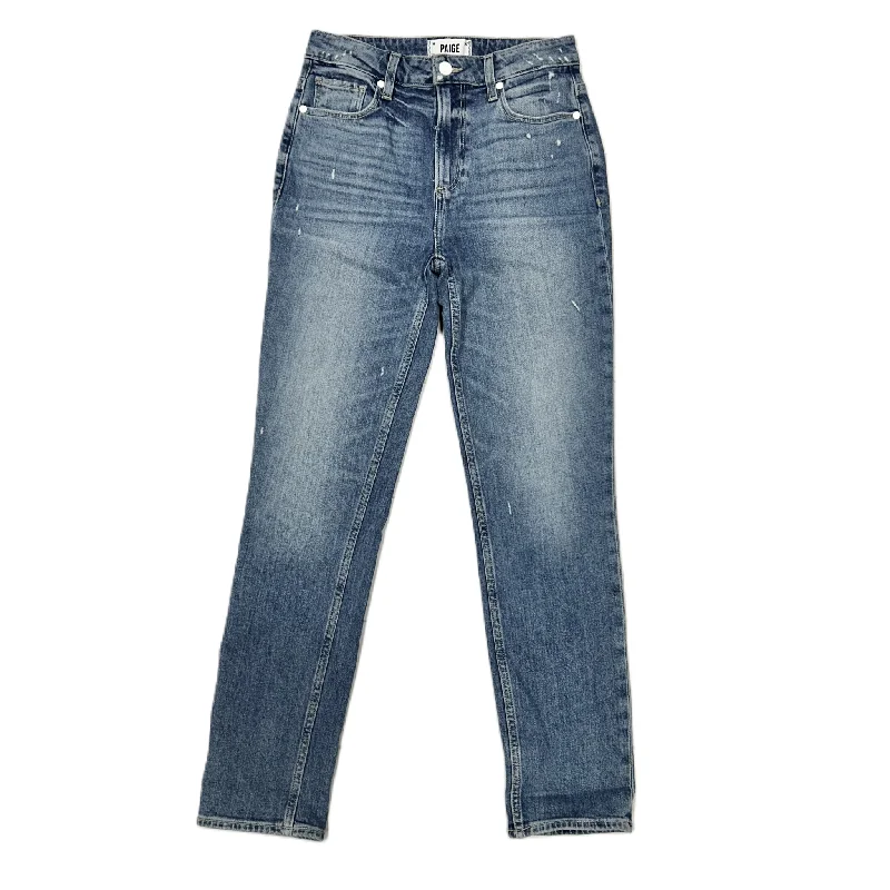 Unique Men's Jeans DesignsDenim Blue Jeans Designer By Paige, Size: 0