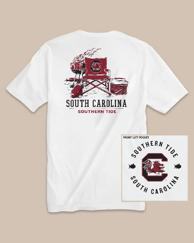 Men's Shirts with Embroidered DesignsUSC Gamecocks Gameday BBQ Tailgate T-Shirt