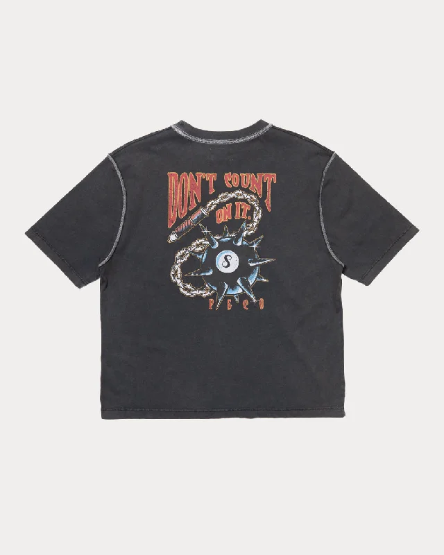 Lightweight Men's Linen ShirtsDon't Count On It Boxy T-shirt - Acid Wash