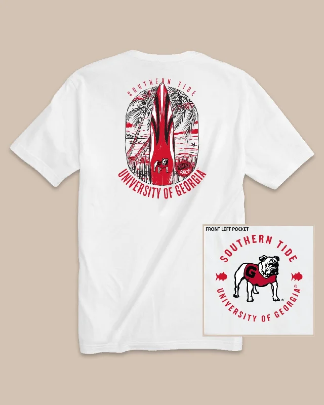 Men's Shirts with Contrast CollarsGeorgia Bulldogs Gameday Locals Only T-Shirt