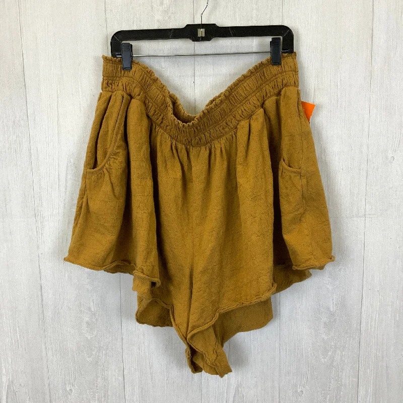 Men's Activewear Shorts with PocketsShorts By Daily Practice By Anthropologie In Yellow, Size: 3x