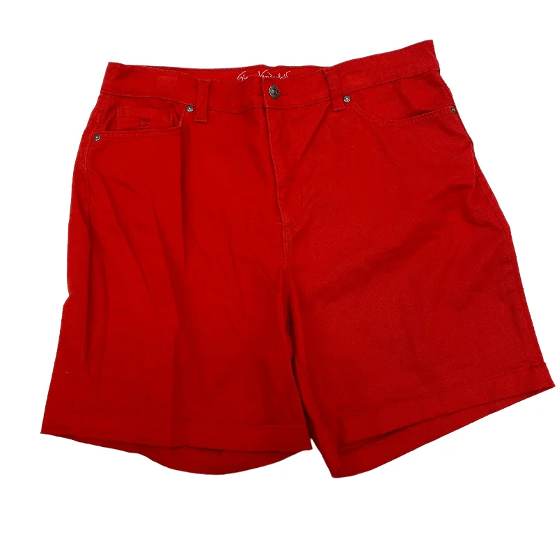 Easy-to-Wear Men's Machine-Washable Casual ShortsRED SHORTS by GLORIA VANDERBILT Size:14 Easy-to-Wear Men's Machine-Washable Casual ShortsRED SHORTS by GLORIA VANDERBILT Size:14