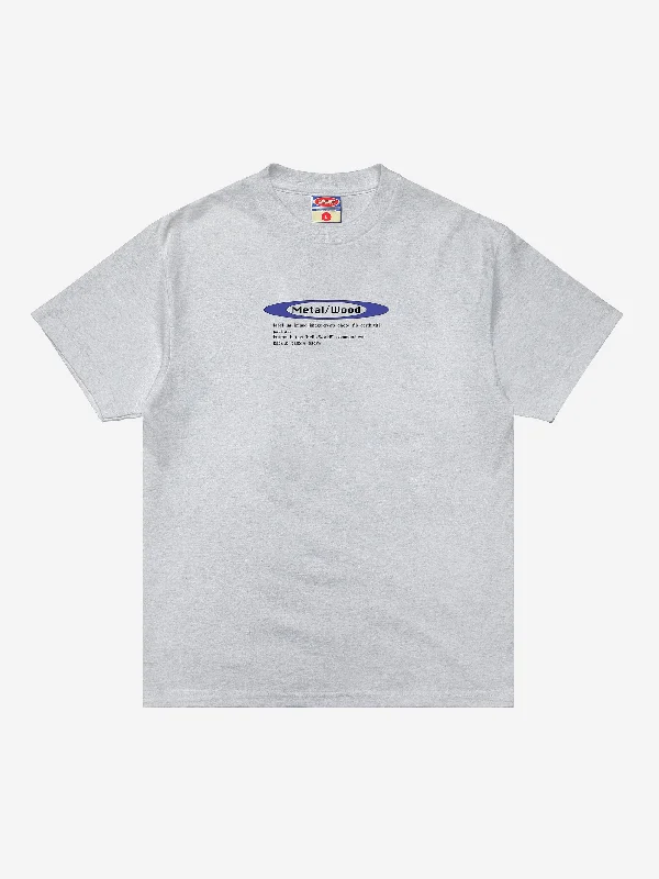Men's Flowy Shirts for a Relaxed Lookmetalwood Hello World T-Shirt - Heather Grey