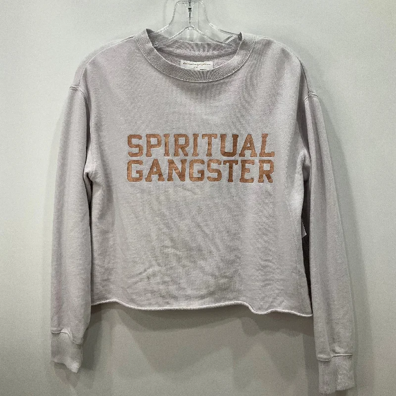Men's Hoodies for CampingSweatshirt Crewneck By Spiritual Gangster In Purple, Size: Xs Men's Hoodies for CampingSweatshirt Crewneck By Spiritual Gangster In Purple, Size: Xs