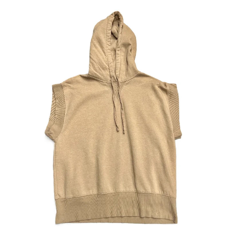 Men's Hoodies for WorkoutSweatshirt Hoodie By Zara In Tan, Size: M