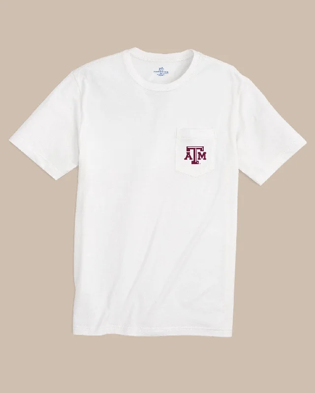 Men's Shirts with Roll-Up SleevesTexas A&M Aggies Gameday Embroidered Short Sleeve T-Shirt Men's Shirts with Roll-Up SleevesTexas A&M Aggies Gameday Embroidered Short Sleeve T-Shirt