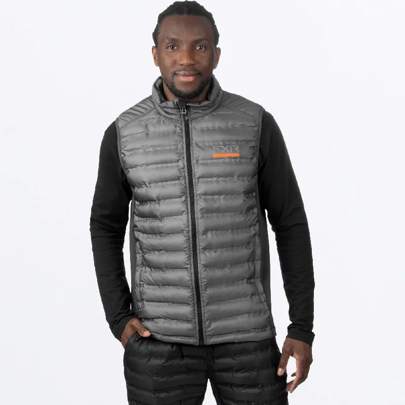 Men's Coats with Velcro ClosuresMen's Podium Hybrid Quilted Vest
