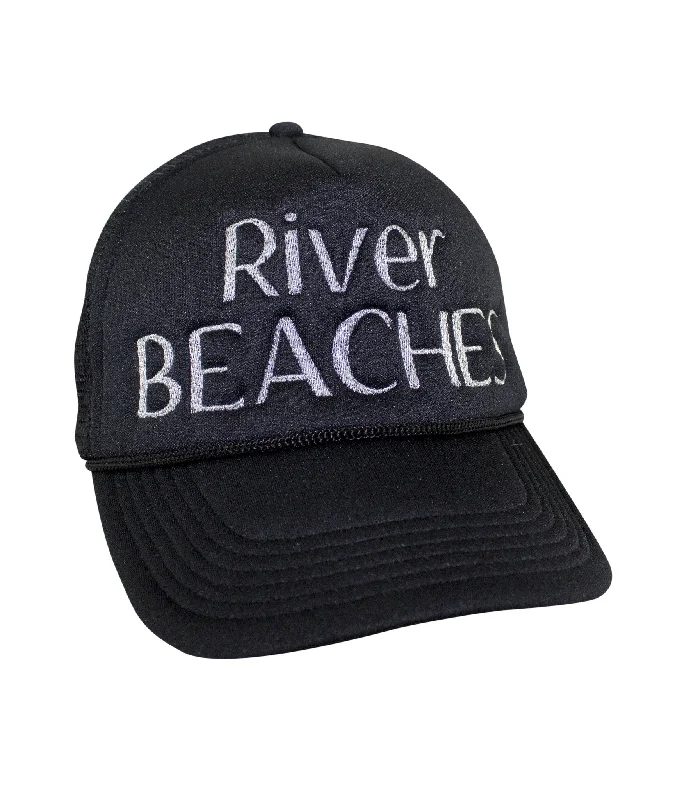 Kids' Baseball Caps with Logos"River Beaches" Foam Trucker Hat