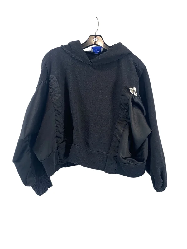 Men's Hoodies with EmbroiderySweatshirt Hoodie By Zara Women In Black, Size: M