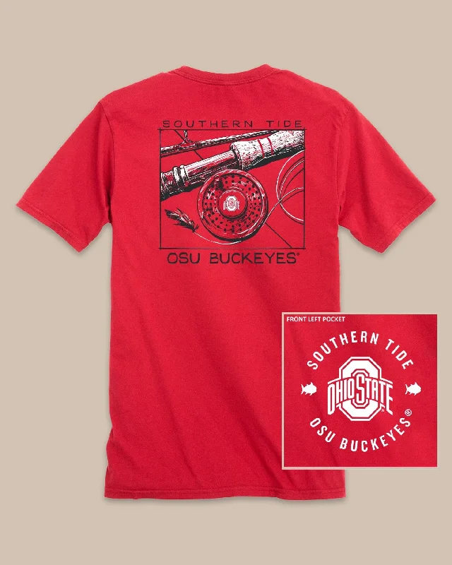Men's Shirts with Custom MonogramsOhio State Buckeyes Gameday Fly Reel T-Shirt