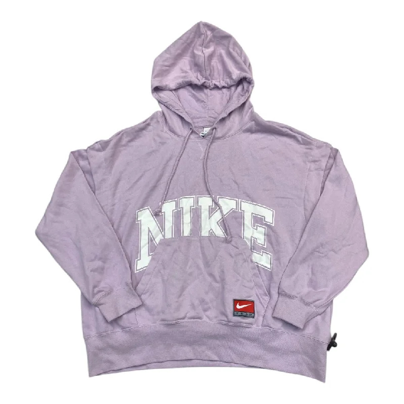 Men's Hoodies with DrawstringsAthletic Sweatshirt Hoodie By Nike In Purple, Size: Xl Men's Hoodies with DrawstringsAthletic Sweatshirt Hoodie By Nike In Purple, Size: Xl