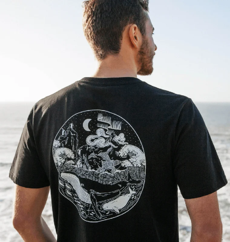 Men's Shirts with Scoop NecksRapanui x BBC Earth Polar Wilderness T-shirt