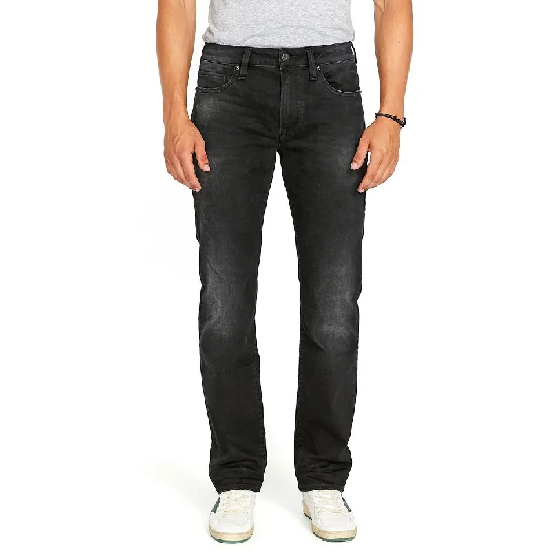 Flexible Stretch Men's JeansMens Stretch Denim Straight Leg Jeans