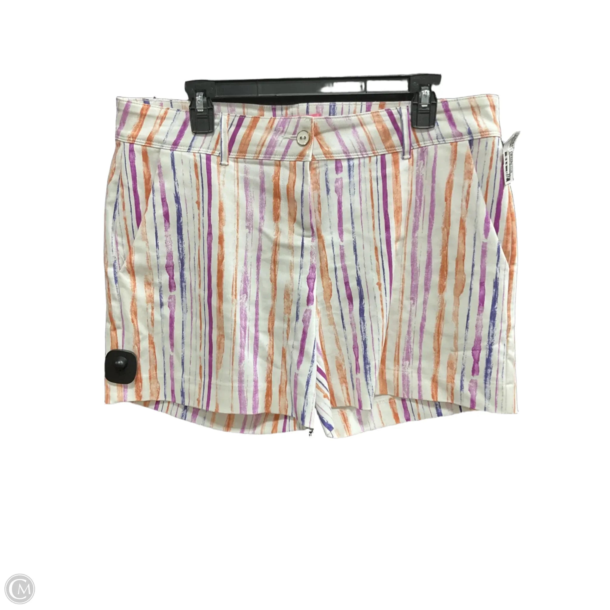 Chino Men's Short PantsShorts By Isaac Mizrahi Live Qvc In Purple, Size: L