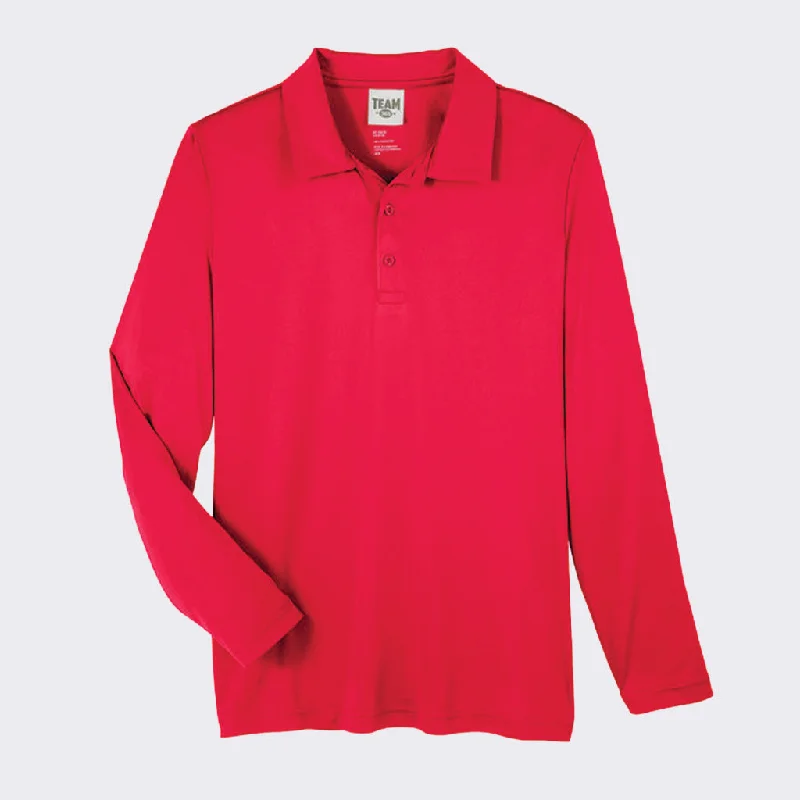 Men's Shirts with Appliquéd SleevesEpik Zone Long Sleeve Polo
