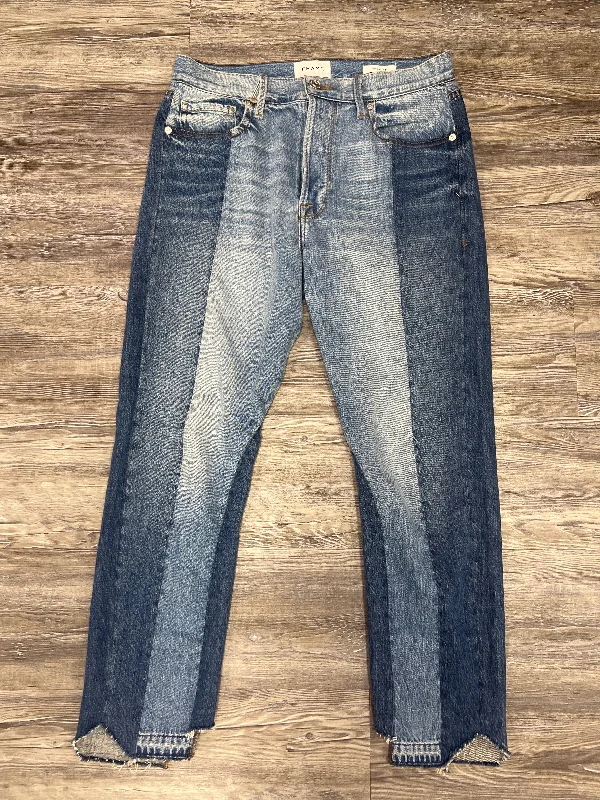 Men's Jeans for Everyday WearBlue Denim Jeans Designer Frame, Size 4