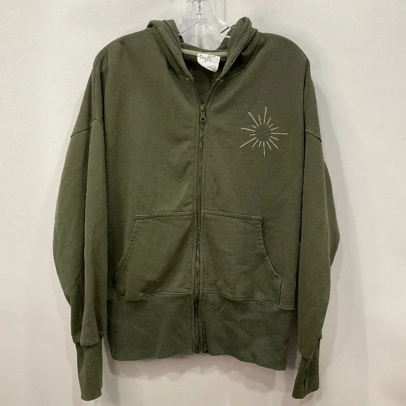 Men's Hoodies for Ice FishingSweatshirt Hoodie By Aerie In Green, Size: M