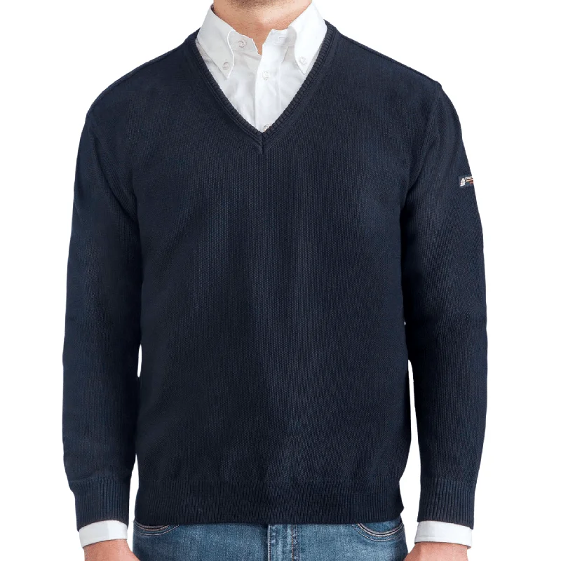 Men's Sweaters with PocketsGreen Coast Italian Sweater 403 Blu (Navy) Col. #1