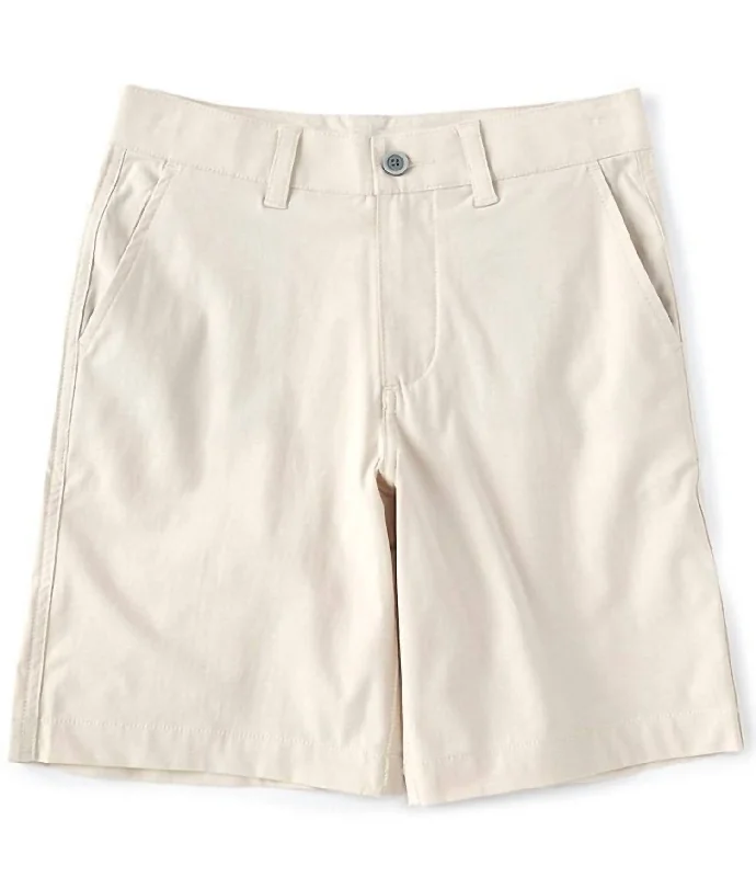 Cool Men's Linen ShortsBoys T3 Gulf Shorts In Stone