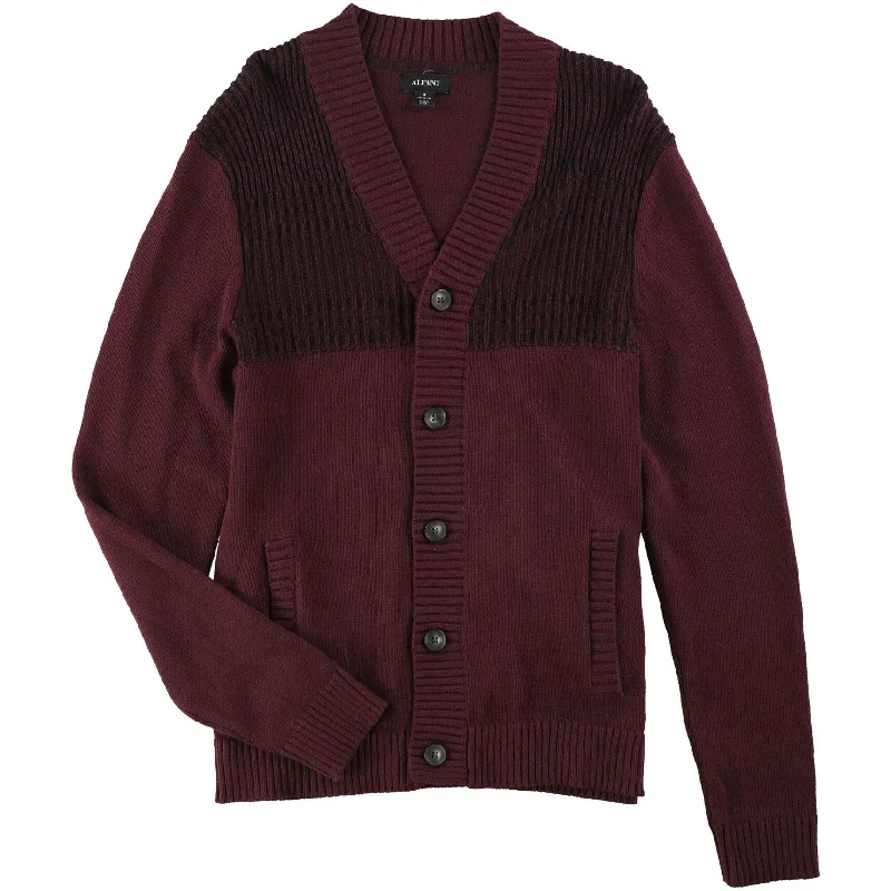 Lightweight Men's Cardigan SweatersAlfani Mens Buttoned Cardigan Sweater