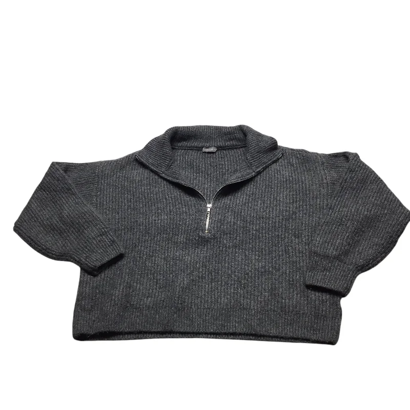 Men's Hoodies with Military InfluenceSweatshirt Collar By Vince Camuto In Grey, Size: Xl Men's Hoodies with Military InfluenceSweatshirt Collar By Vince Camuto In Grey, Size: Xl