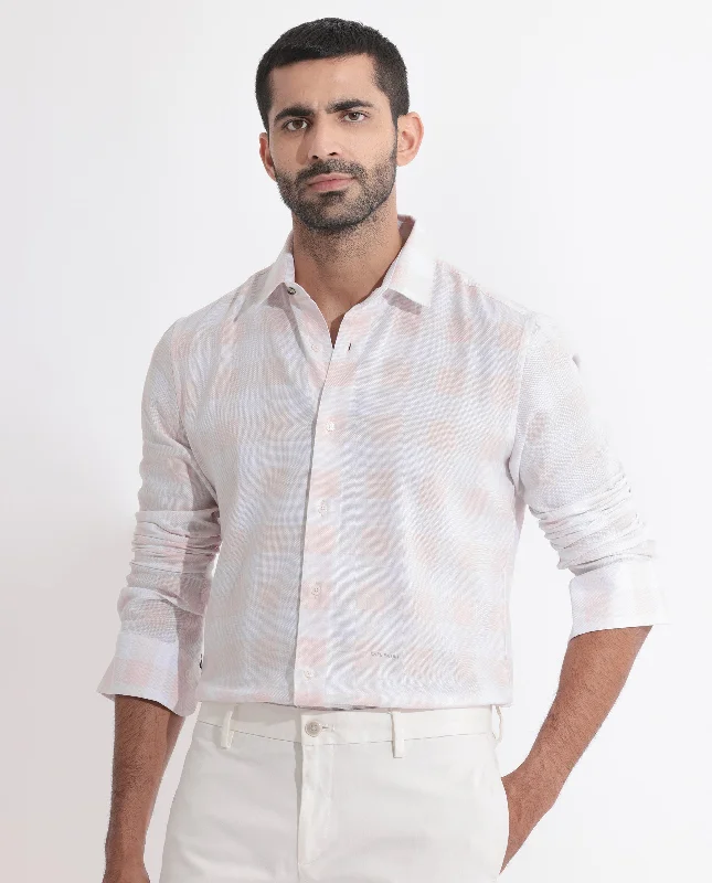 Men's Pattern-Clashing Shirts for Bold FashionRare Rabbit Men's Munich Pink Cotton Fabric Full Sleeves Checks Shirt Men's Pattern-Clashing Shirts for Bold FashionRare Rabbit Men's Munich Pink Cotton Fabric Full Sleeves Checks Shirt
