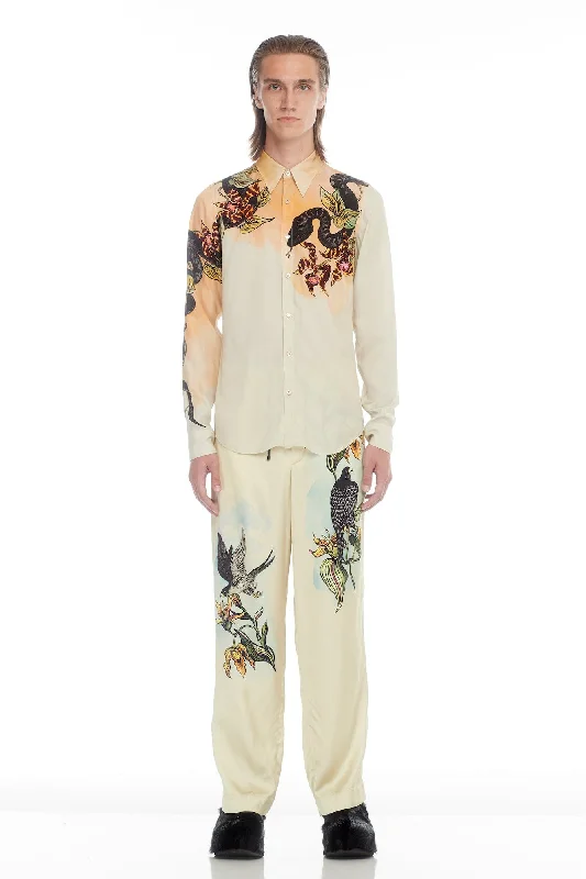 Men's Coats for Dressy OccasionsDries Van Noten Celdon Printed Shirt