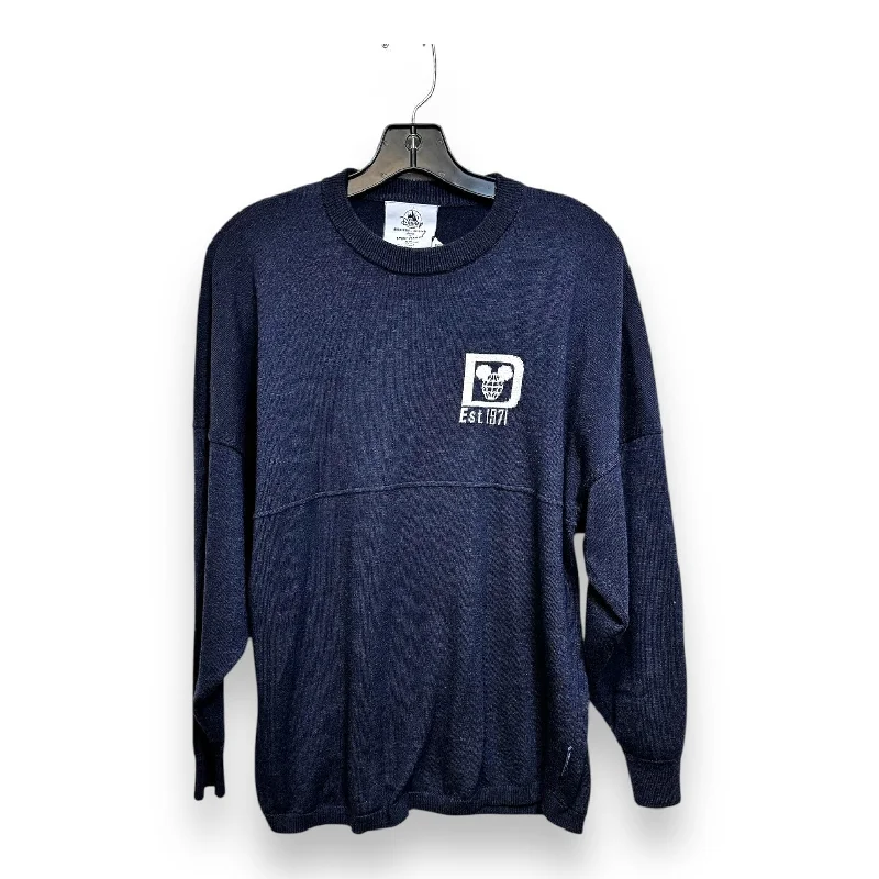 Men's Hoodies for StreetwearSweatshirt Collar By Disney Store In Navy, Size: Xs